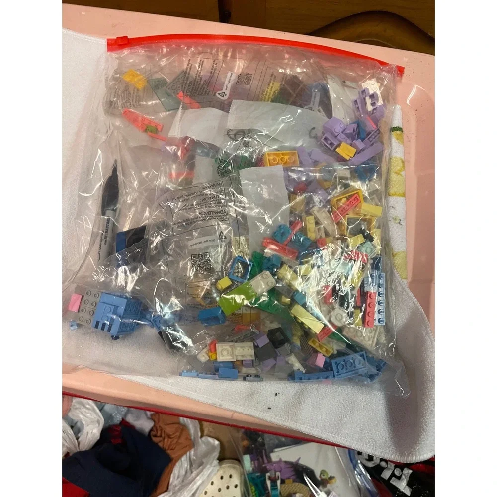 LEGO Bulk Lot Assorted Pieces Bricks Plates Mixed Colors Clean Condition - Picture 2 of 3